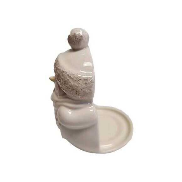 LENOX 4" Bright Christmas Snowman Votive Light Candle Holder HG8 - Picture 2 of 8